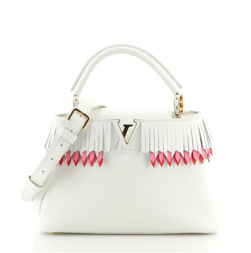 Louis Vuitton Capucines Bag Leather with Fringe Detail PM