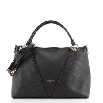 Louis Vuitton V Tote Monogram Empreinte Leather MM