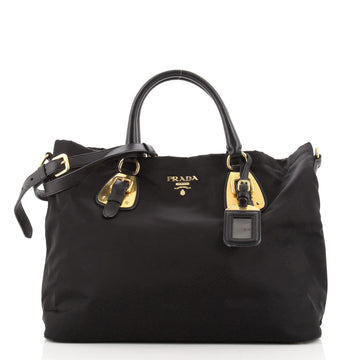 Prada Convertible Belted Tote Tessuto Large