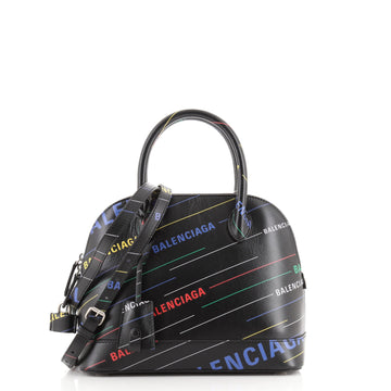 Balenciaga Logo Ville Bag Leather Small