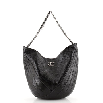 Chanel Droplet Hobo Patent Medium