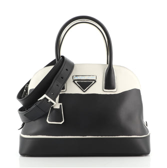 Prada Mirage Top Handle Bag Leather Large