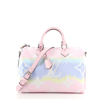 Louis Vuitton Speedy Bandouliere Bag Limited Edition Escale Monogram Giant 30