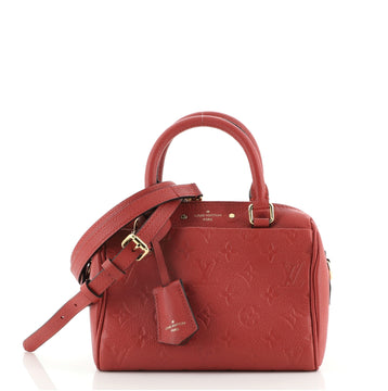 Louis Vuitton Speedy Bandouliere NM Handbag Monogram Empreinte Leather 20