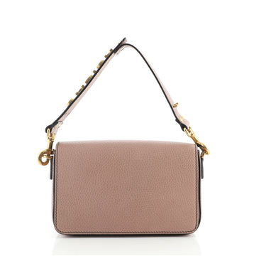 Christian Dior J'Adior Adjustable Strap Flap Bag Leather Small