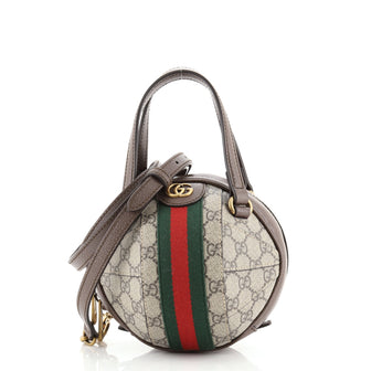 Gucci Ophidia Basketball Bag GG Coated Canvas Mini