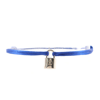 Louis Vuitton for Unicef Lockit Sterling Silver Blue Cord
