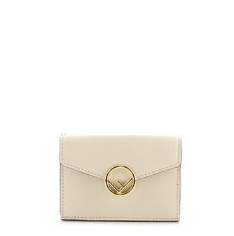 Fendi Kan I F Trifold Wallet Leather