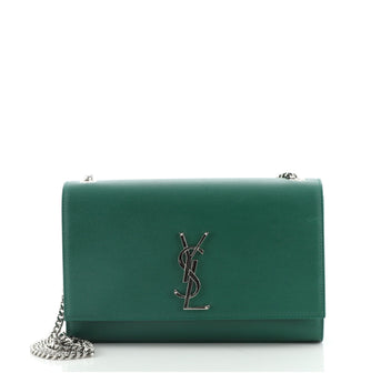 Saint Laurent Classic Monogram Crossbody Bag Grainy Leather Medium