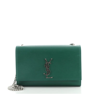 Saint Laurent Classic Monogram Crossbody Bag Grainy Leather Medium