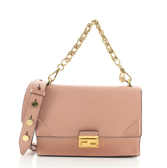 Fendi Kan U Shoulder Bag Leather Medium