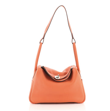 Hermes Bicolor Lindy Bag Clemence 26