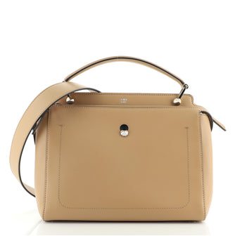 Fendi DotCom Convertible Satchel Leather Medium