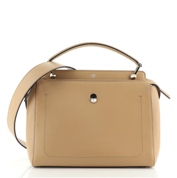 Fendi DotCom Convertible Satchel Leather Medium