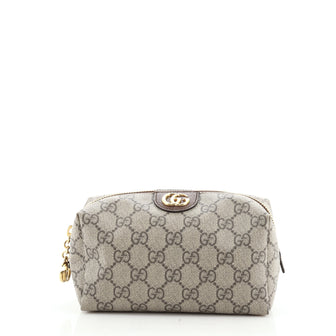 Gucci Ophidia Cosmetic Pouch GG Coated Canvas Medium