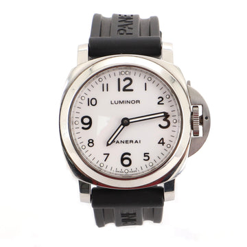 Panerai Luminor Base Manual Watch Stainless Steel and Rubber 44