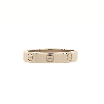 Cartier Love Wedding Band Ring 18K White Gold