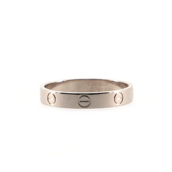 Cartier Love Wedding Band Ring 18K White Gold