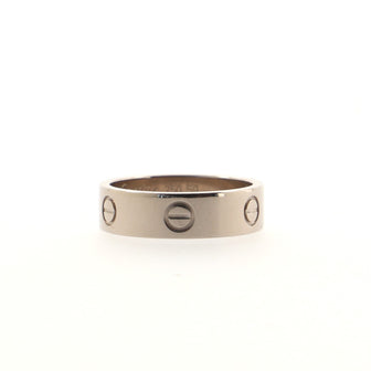 Cartier Love Band Ring 18K White Gold