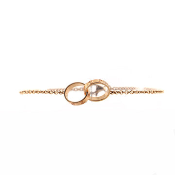 Cartier Love Interlocking Bracelet 18K Rose Gold