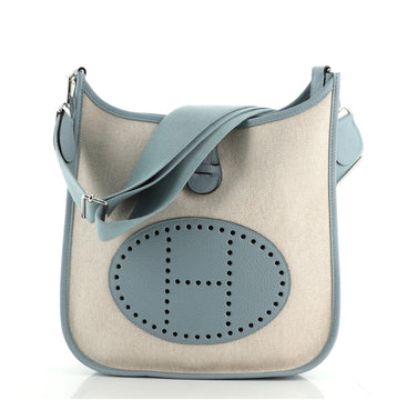 Hermes Evelyne Bag Gen III Toile and Leather PM