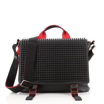 Christian Louboutin Loubiclic Messenger Bag Studded Leather
