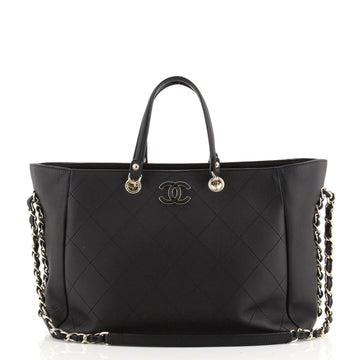 Chanel Neo Soft Shopping Tote Quilted Bullskin Medium