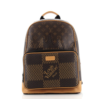 Louis Vuitton Nigo Campus Backpack Limited Edition Giant Damier and Monogram Canvas 77346 Louis Vuitton Nigo Campus Backpack Limited Edition Giant Damier and Monogram Canvas 77346