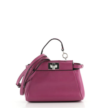 Fendi Peekaboo Bag Leather Micro