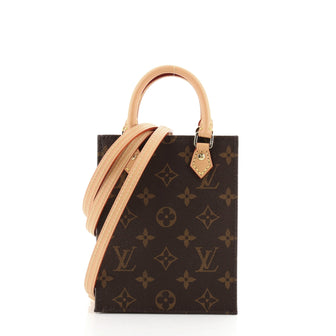 Louis Vuitton Petit Sac Plat Bag Monogram Canvas