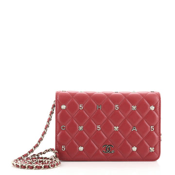 Chanel Symbolic Wallet On Chain Quilted Lambskin