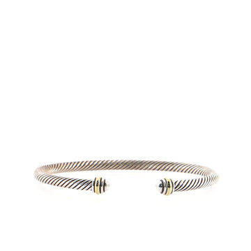 David Yurman Cable Classic Bracelet Sterling Silver and 18K Yellow Gold 4mm