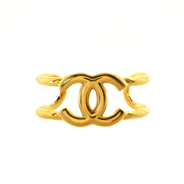 Chanel CC Logo Cuff Bracelet Metal