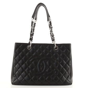 Chanel Grand Shopping Tote Quilted Caviar