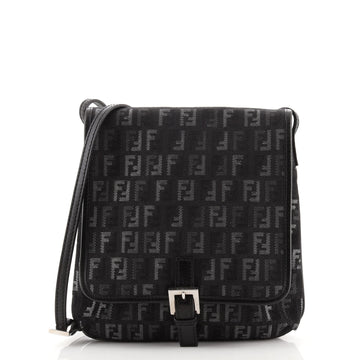 Fendi Vintage Flap Crossbody Bag Zucchino Denim