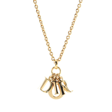 Christian Dior Dior Letters Necklace Metal