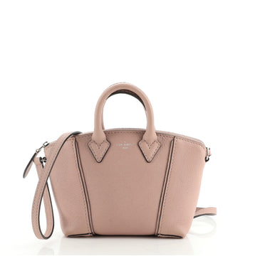 Louis Vuitton Soft Lockit Handbag Leather Nano