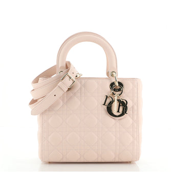 Christian Dior Lady Dior Bag Cannage Quilt Lambskin Medium