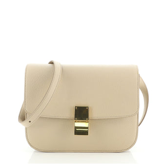 Celine Classic Box Bag Grainy Leather Medium