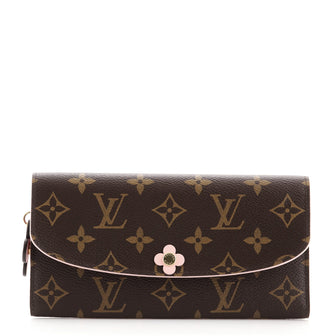 Louis Vuitton Emilie Wallet Limited Edition Blooming Flowers Monogram Canvas