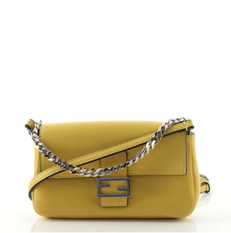 Fendi Baguette Leather Micro