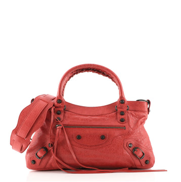 Balenciaga First Classic Studs Bag Leather