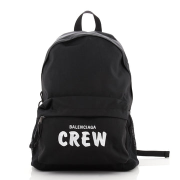 Balenciaga Weekend Backpack Printed Nylon