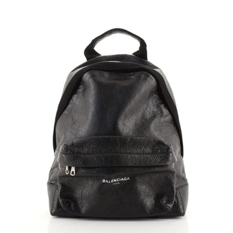 Balenciaga Navy Backpack Leather