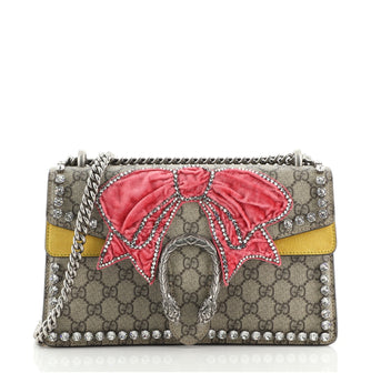 Gucci Dionysus Bag Crystal Embellished GG Coated Canvas Small