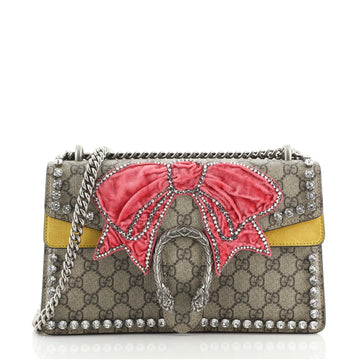 Gucci Dionysus Bag Crystal Embellished GG Coated Canvas Small
