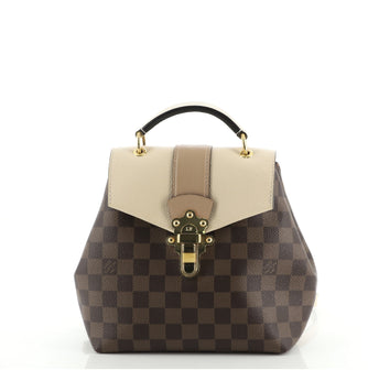 Louis Vuitton Clapton Backpack Damier and Leather