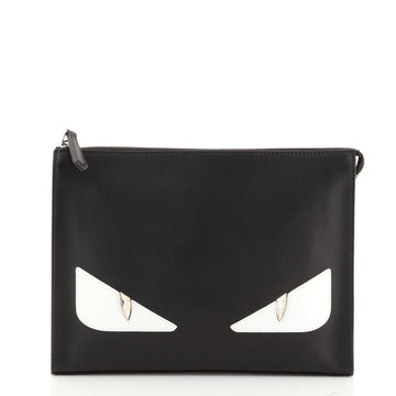 Fendi Monster Pouch Leather Small