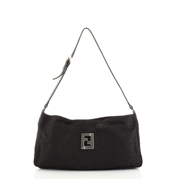 Fendi Vintage FF Shoulder Bag Zucca Nylon Small