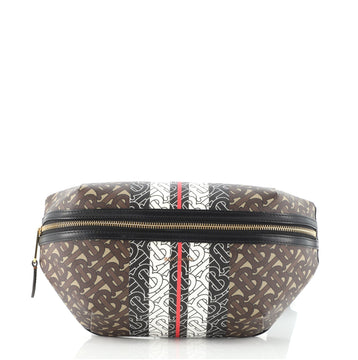 Burberry Bum Bag Monogram E-Canvas Medium